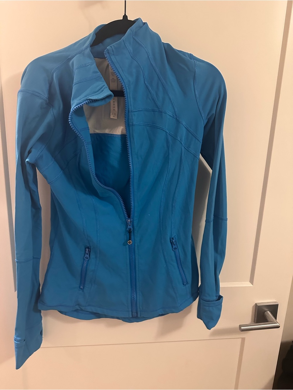 lululemon athletica Bright Blue Women's Zip define Jacket